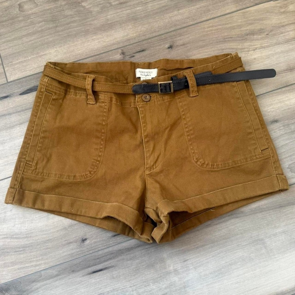 Twee Belted Shorts Indie Sz 30 Forever 21 Boho Tumblr